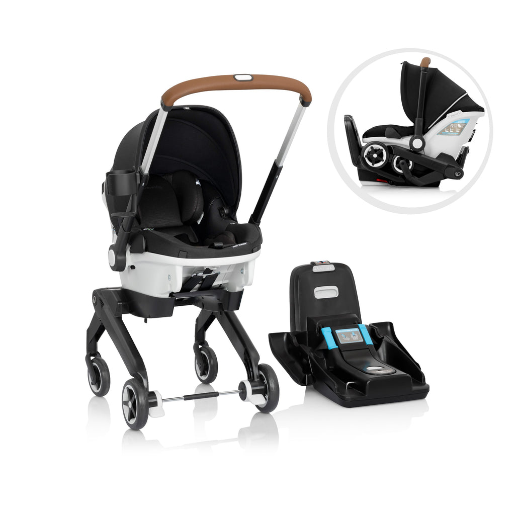 Shyft DualRide Infant Car Seat Stroller Combo w Carryall Storage & Extended Canopy