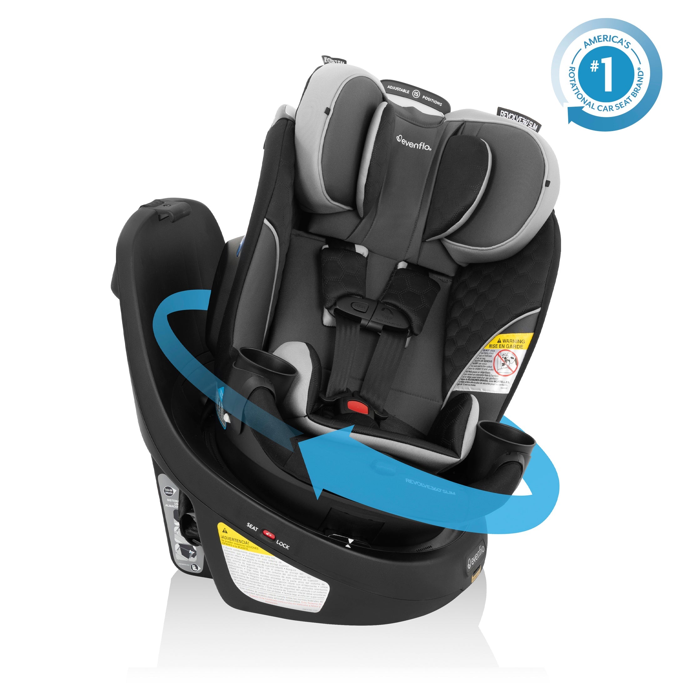 Revolve360 Slim 2-in-1 Rotating Car Seat