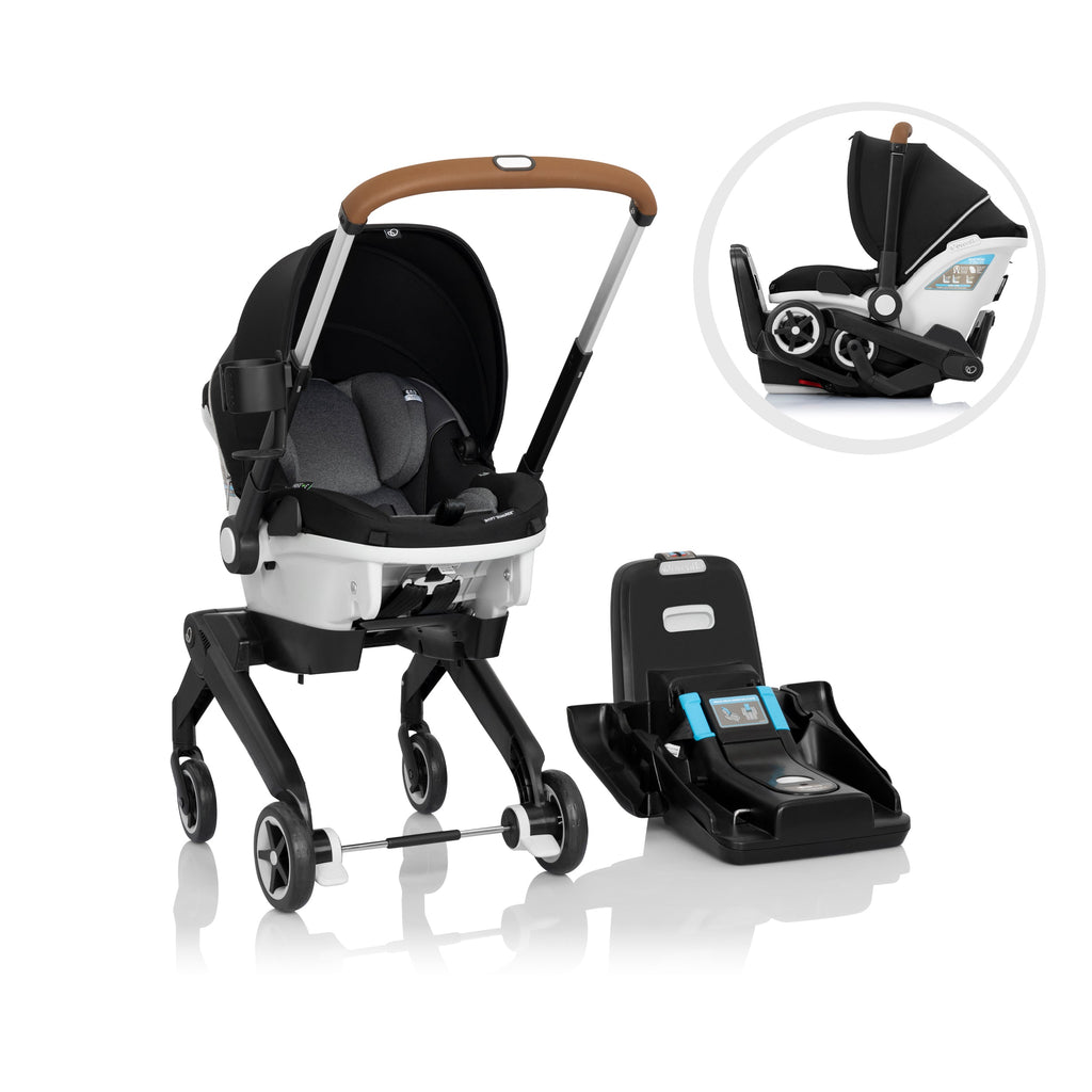 Shyft DualRide Infant Car Seat Stroller Combo w Carryall Storage & Extended Canopy