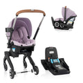 Shyft DualRide Infant Car Seat Stroller Combo with Carryall Storage and Green & Gentle Fabric (Topaz)