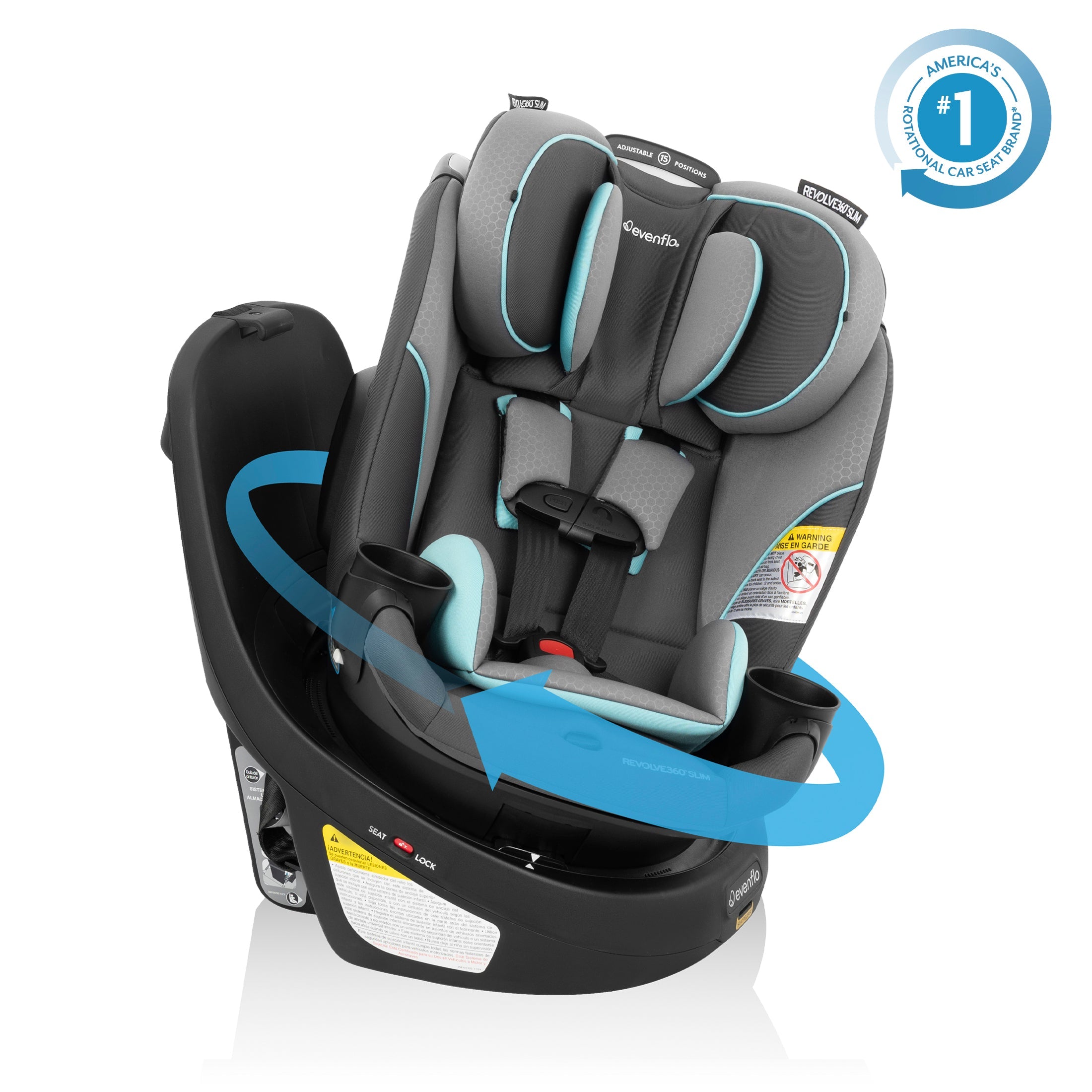 Revolve360 Slim 2-in-1 Rotating Car Seat