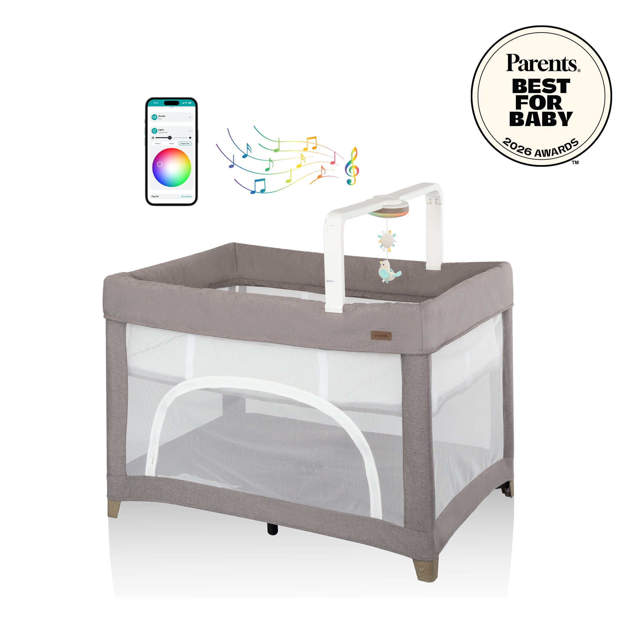 Eris One-Hand Playard with Bassinet
