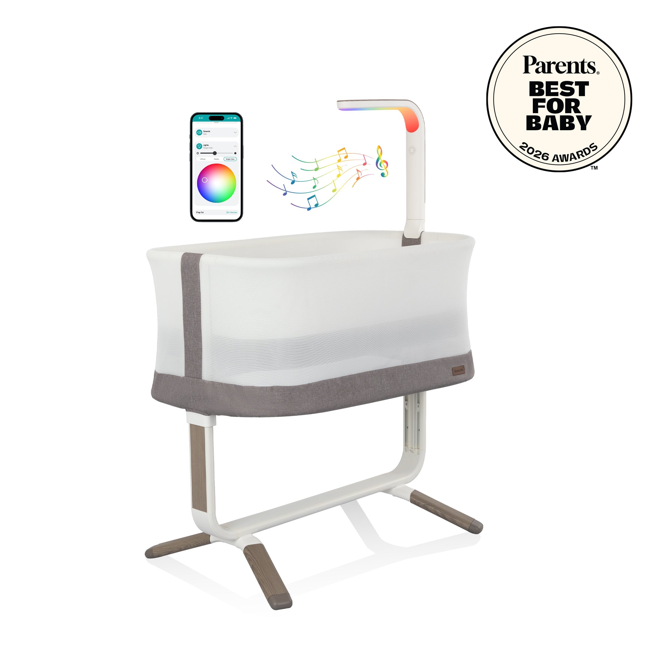 Cora 3-Level Adjustable Bassinet