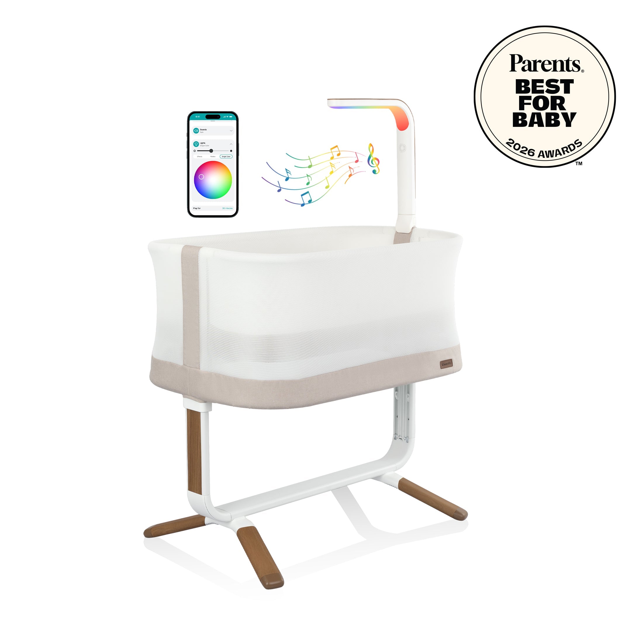 Cora 3-Level Adjustable Bassinet